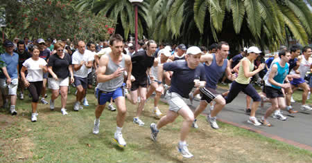 Photograph of 2007 Interdepartmental run/walk