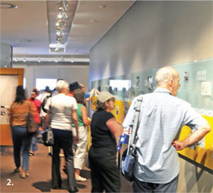 Over 1,200 people visited the Reserve Bank's Museum on Australia Day in 2012