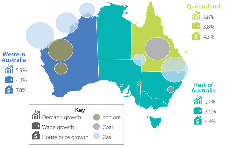 Graph 3australia And The Global Economy The Terms Of Trade Boom 