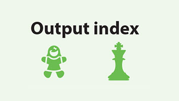 Output index
