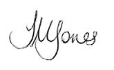 Signature of Justine Jones