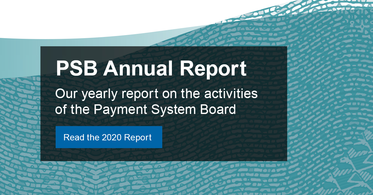 Payments System Board Annual Report 2020 RBA