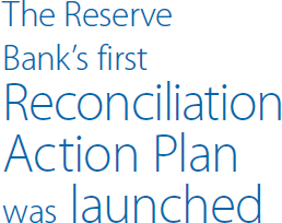 The Reserve Bank's first Reconciliation Action Plan was launched