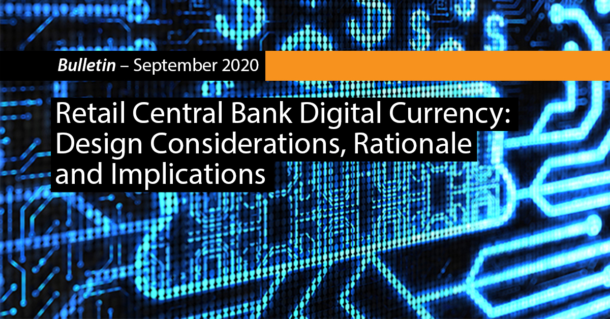 Retail Central Bank Digital Currency: Design ...