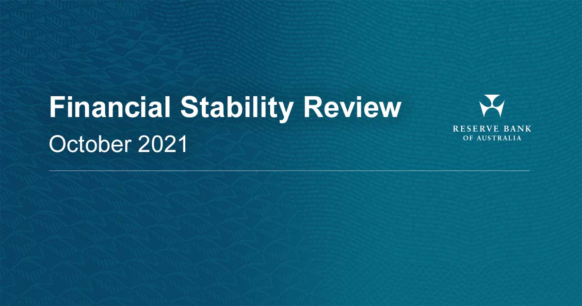 At A Glance: Financial Stability Review – October 2021 | RBA