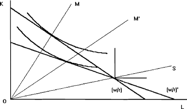 Figure A2.3: No Factor Substitution in Services