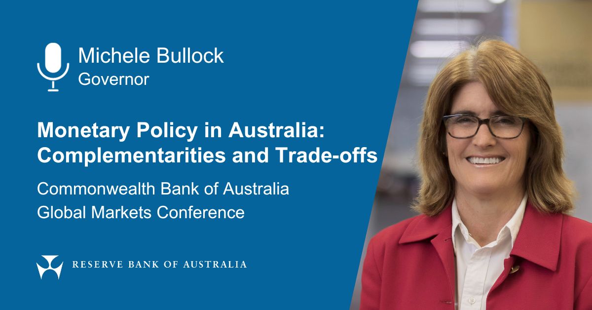 Monetary Policy In Australia Complementarities And Trade Offs