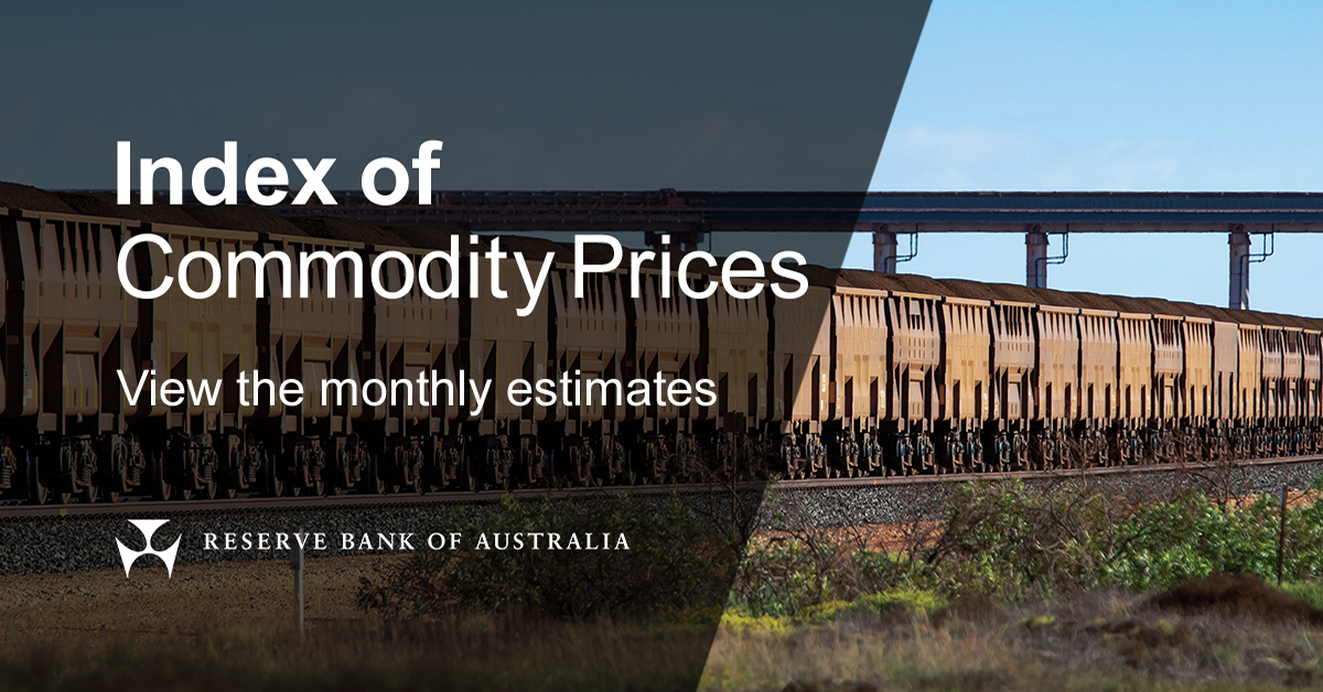 Index of Commodity Prices 2025 RBA